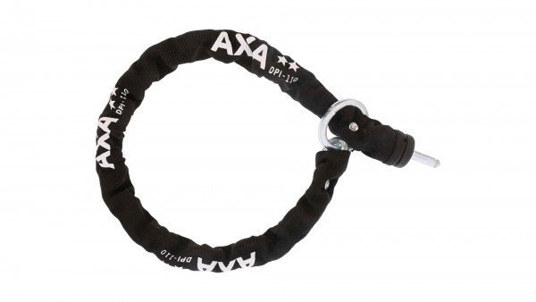 AXA Einsteckkette &quot;DPI&quot;; Passend für AXA Rahmenschlösser Defender, Solid Plus und Victory, 110cm lang, schwarz; ART**-Zertifizierung, Kettenglieder au