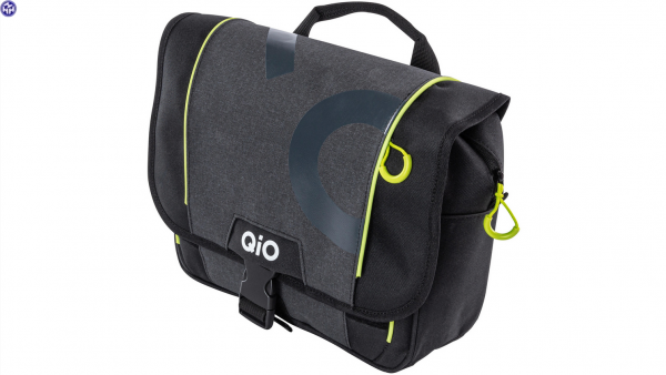 QiO V.R.-Gepäckträgertasche &quot;MATTIS&quot;; Volumen: 8l, Maße (L x B x H): 30x13x29cm, Polyester, KLICKfix; SB-verpackt, wasserabweisend, mit abnehmbaren Sc